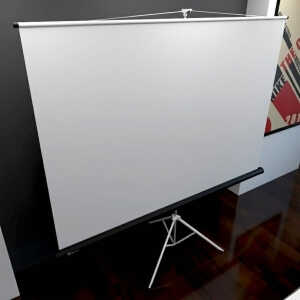 KLIP XTREME 92" PROJECTION SCREEN W/ TRIPOD | KPS-113 - Image 