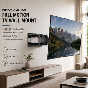 NA FULL MOTION 50"-100" BRACKET, UP TO 120KG | MAE-50100FMT - Image 