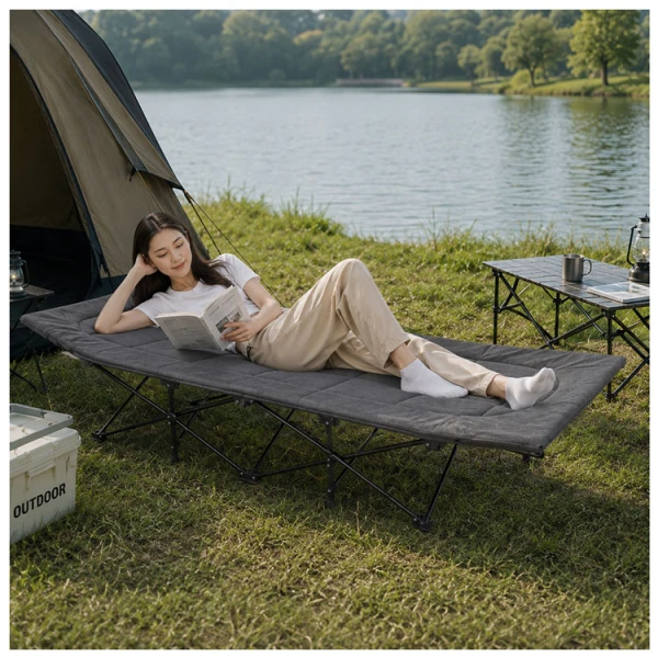 FOLDING BED GREY | PRIMO-P140197 - Image 