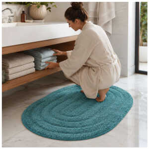 LOTUS COTTON 40X60CM DOOR MAT | PRIMO-P141632 - Image 