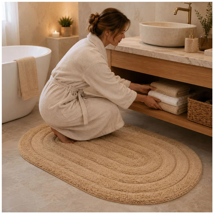 Lotus Cotton Door Mat 40 x 60 cm