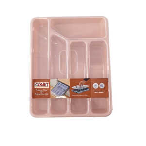 COMET PLASTIC CUTLERY TRAY WITH PROTECTIVE LID | PRIMO-P144194 - Image 