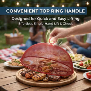 FOOD COVER DIA 35CM ASSORTED COLORS | PRIMO-P146503 - Image 