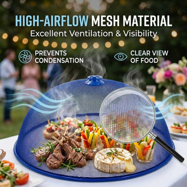 FOOD COVER DIA 35CM ASSORTED COLORS | PRIMO-P146503 - Image 