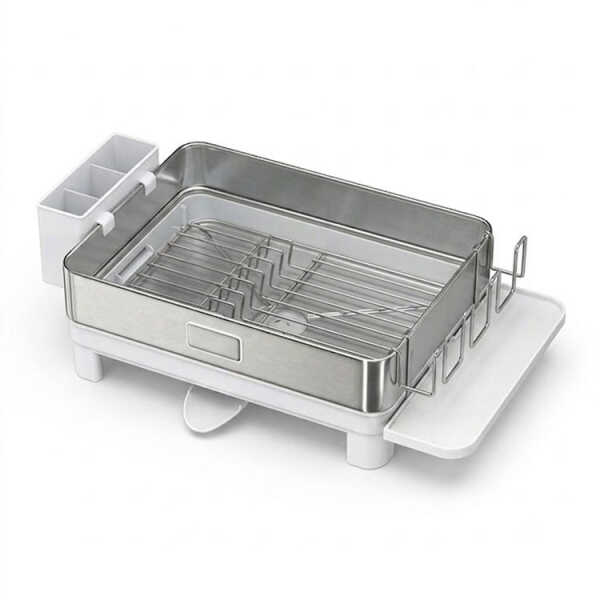 DISH DRYING RACK W/ DRAIN BOARD ASSORTED COLORS | PRIMO-P14DRS - Image 