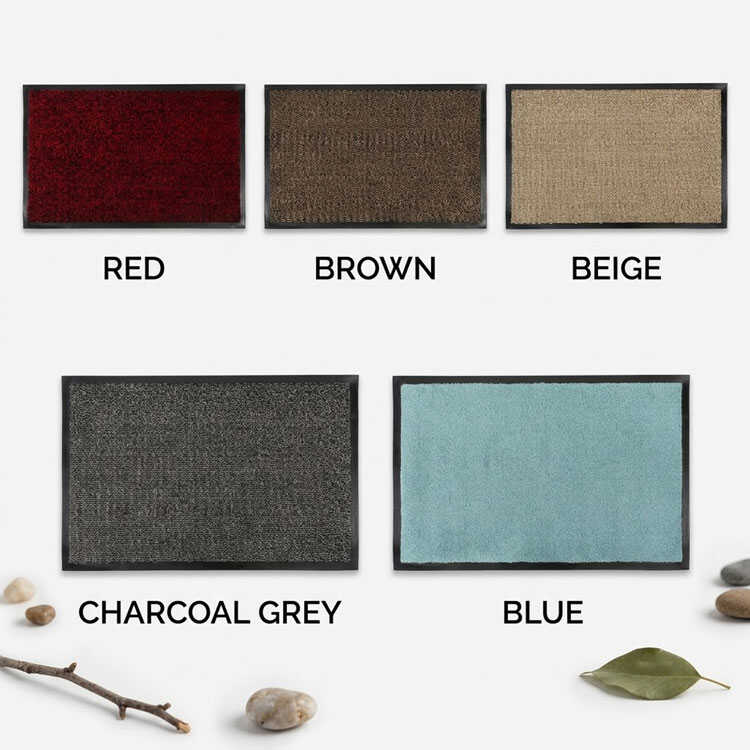 Kennedy Carpets entrance mat assorted color options display