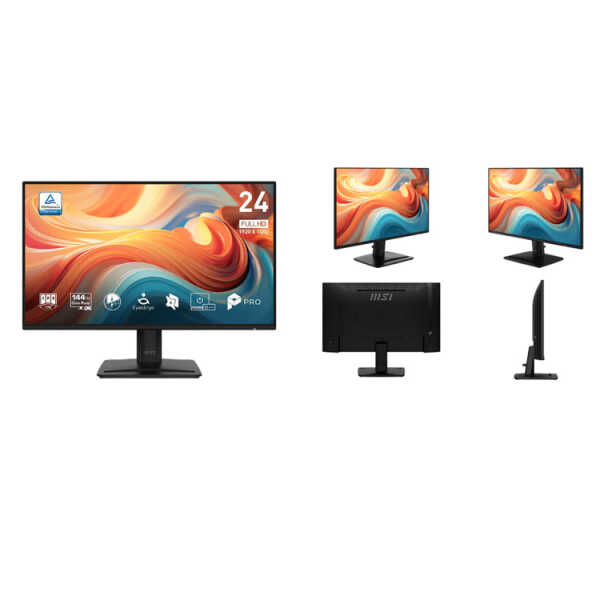 MSI PRO 23.8" FHD HDR 144HZ MONITOR BLACK | PRO-MP242-E14A - Image 