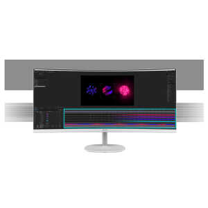 MSI 34" UWQHD CURVED MONITOR WHITE | PRO-MP341CQW - Image 
