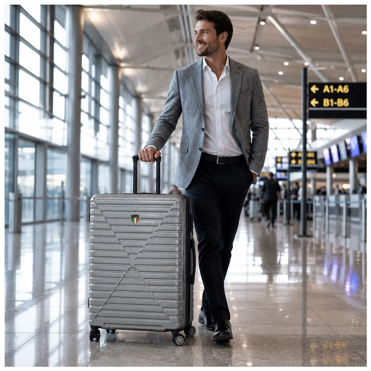 Tucci Italy luggage collection in small, medium and large sizes