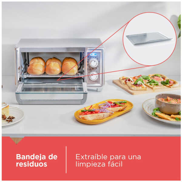 BLACK & DECKER 11L 4-SLICE TOASTER OVEN | TO4125-0SD - Image 