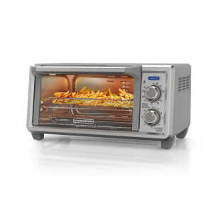 BLACK & DECKER 11L 4-SLICE TOASTER OVEN | TO4125-0SD - Image 