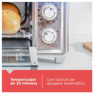 BLACK & DECKER 11L 4-SLICE TOASTER OVEN | TO4125-0SD - Image 