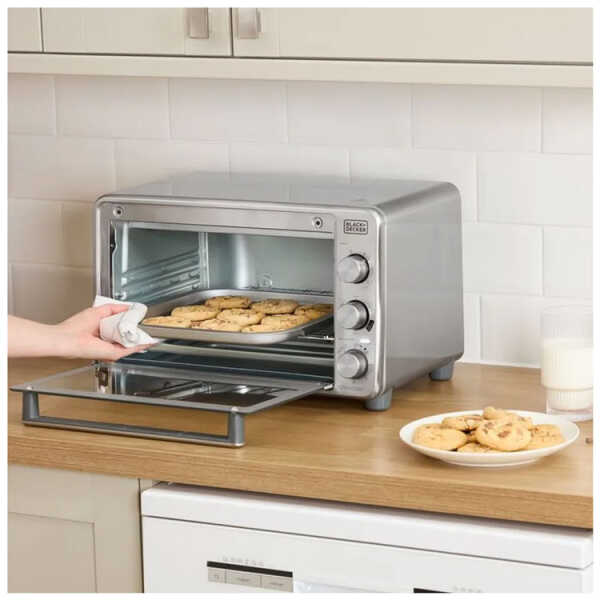 BLACK & DECKER 23L 6 SLICE TOASTER OVEN | TO6235-0SD - Image 
