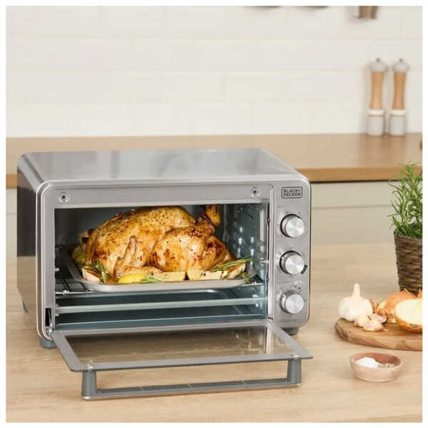 BLACK & DECKER 23L 6 SLICE TOASTER OVEN | TO6235-0SD - Image 
