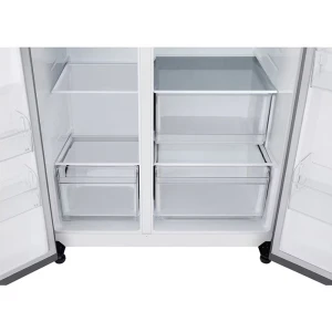 LG 23 CU.FT SBS W/ SMART INVERTER SS REFRIGERATOR | VS25BJNK - Image 