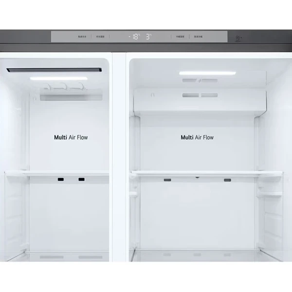 LG 23 CU.FT SBS W/ SMART INVERTER SS REFRIGERATOR | VS25BJNK - Image 