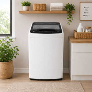 LG 18KG TOPLOAD WASHER WHITE | WT18WVT - Image 