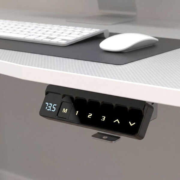 XTECH ELECTRIC SIT-STAND DESK W/ PERSONALIZED HEIGHT MEMORY WHITE | XTF-CD211 - Image 